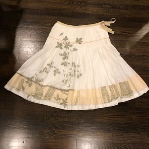 Sita Murt/ Esteve White, Green, Cream skirt Sz 42
